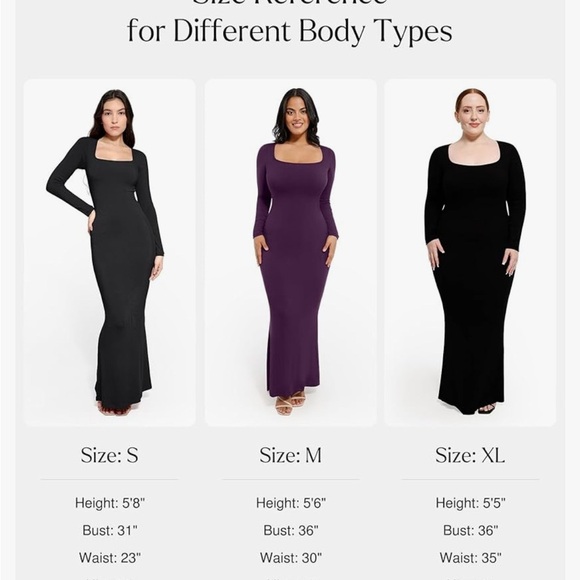 Elegant Black Long Sleeve Dress - Picture 6 of 7